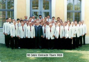 Die Eintracht 1988 beim 110-jährigen Jubiläum