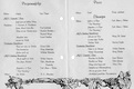 Programm zum Lieder- und Ehrungsabend 1994