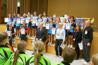 Siegerehrung der Schülerinnen C