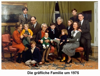 Die gräfliche Familie um 1975