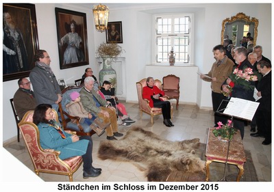 Ständchen im Schloss im Dezember 2015