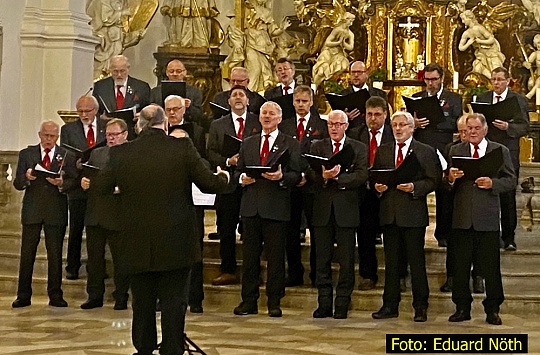 Kulturpreisträgerkonzert in Gößweinstein - Hier die Eintracht beim Auftritt