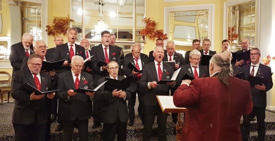 Die Eintracht beim Liederabend 2025 im Romantiksaal