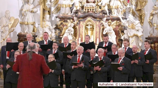 Die Eintracht beim Konzert der Kulturpreisträger - Aufnahme vom Landratsamt Forchheim